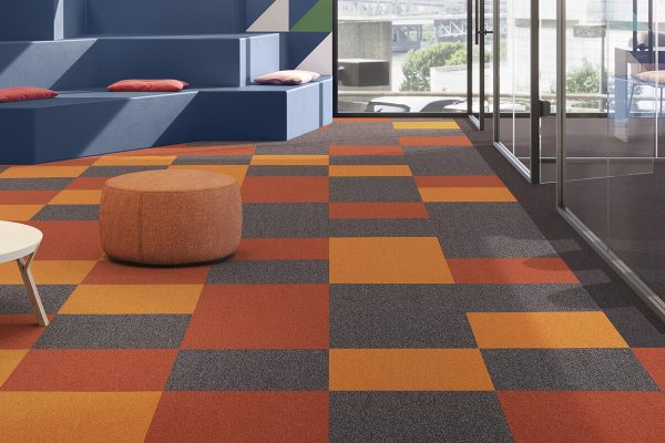 modular carpet tile in office in melbourne